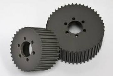 RCD Blower Pulley 11 MM GT 36T Blower Pulley 3.5" Wide Std Black Hard Anodized Made in USA
